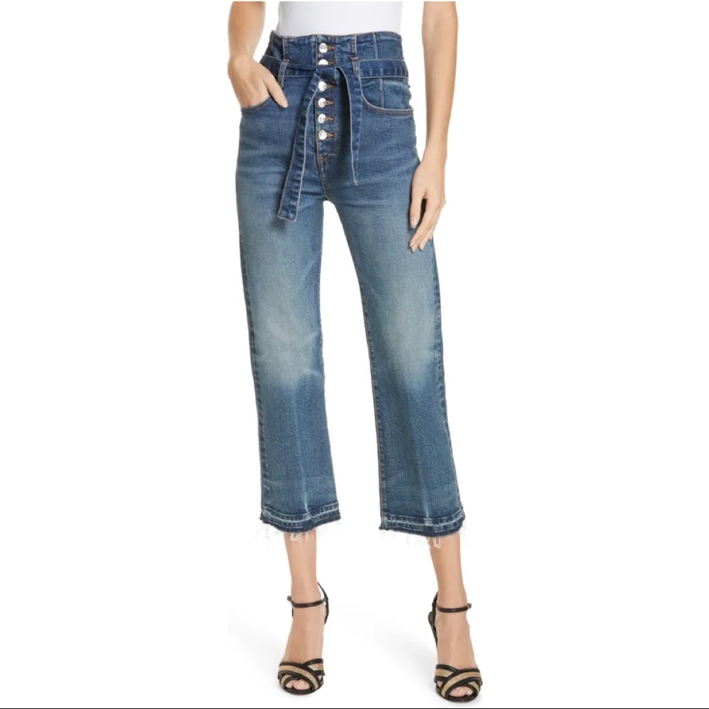 Marlene Corset Waist Straight Leg Jeans